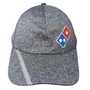 Domino's Gear Strapback Baseball Cap Blue One Size Adjustable Polyester
